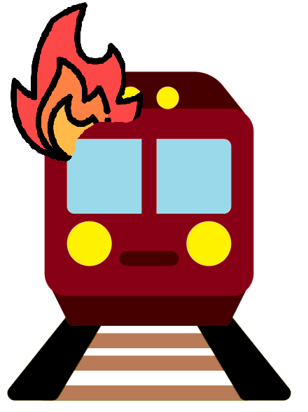 Incendio treno